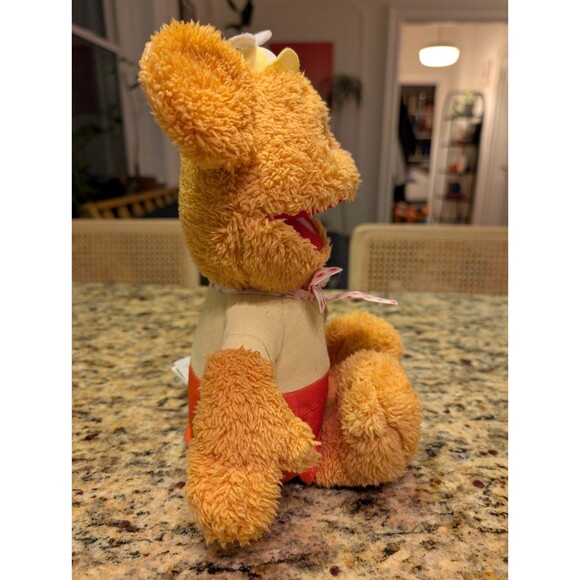 Disney Muppet Babies FOZZIE BEAR 14" Sings Dancing Talking Light Up Plush Works - Picture 4 of 6